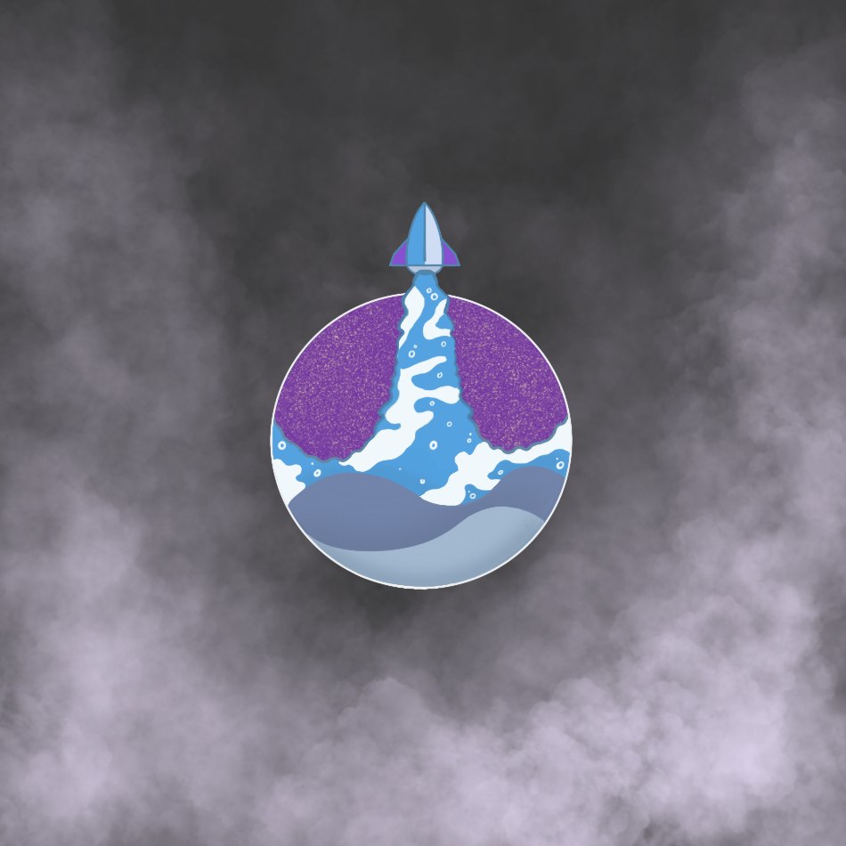 Rocket Pressure Washing logo, from a personal brand rebrand case study